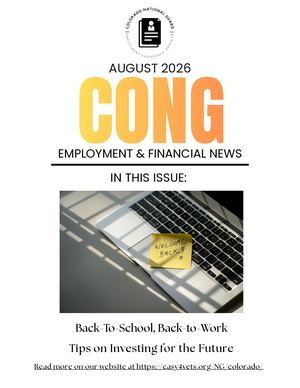 CONG Employment Newsletter August 2026