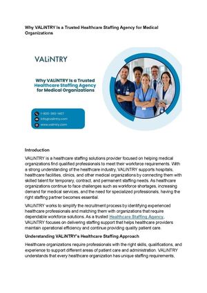 Healthcare Staffing Agency