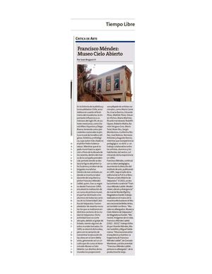 Francisco Medez Museo Cielo Abrierto