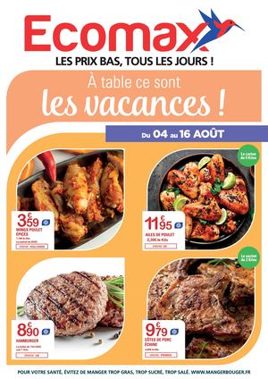 Catalogue Ecomax du 04 au 16 Août 2026