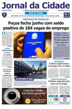 Jornal da Cidade 31 de julho de 2026