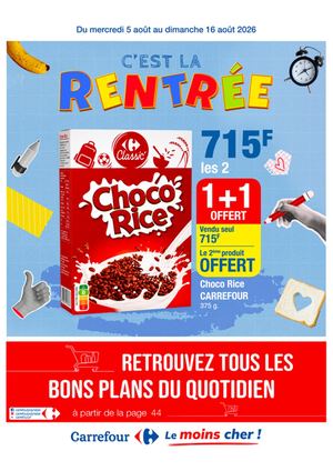 Catalogue Carrefour Polynésie - RENTREE 2 - 05/08 au 16/08