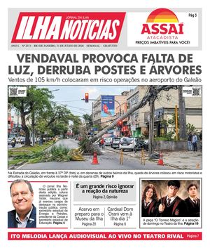 Jornal Ilha Notícias - Edição 2313 - 31/7/2026