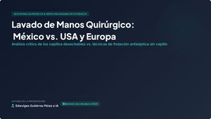 Lavado De Manos Quirúrgico
