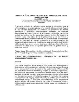 Articulo Etica