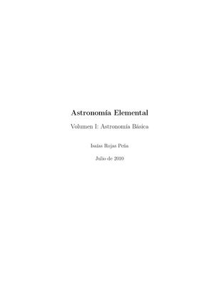 Astronomia Elemental (Isaias Rojas Peña)