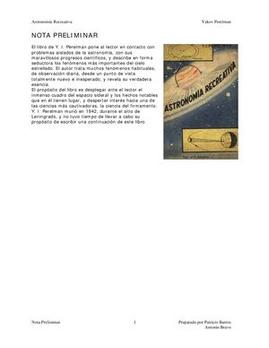 Astronomia Recreativa (Perelman Ya I )