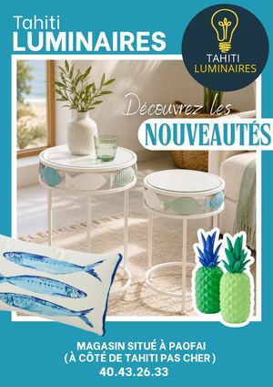 Nouveautés Tahiti Luminaires