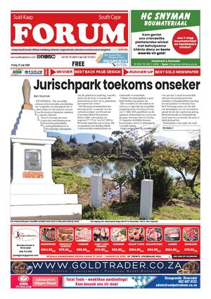 Suid Kaap Forum 31 Julie 2026