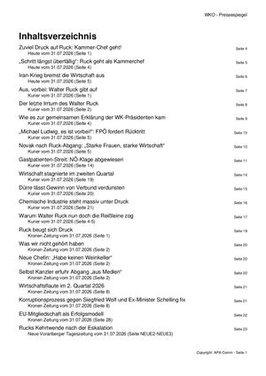 Pressespiegel 20260731