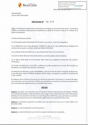 Fichier Parution Des Décisions N°26 245 Et 26 260 à 26 262