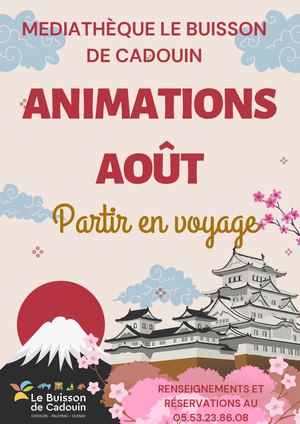 Animations Aout
