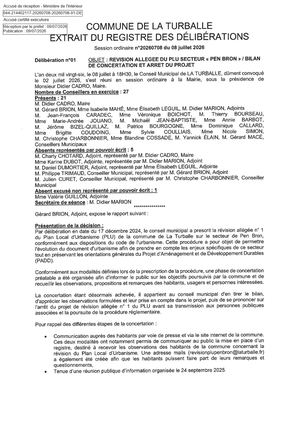 Mlt 061 Del 01 Bilan Et Arret De La Concertation Revision Plu Pen Bron 20260708 Vd