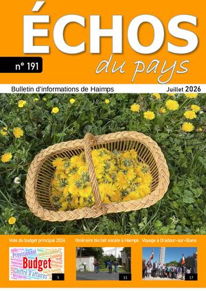 Echos 191 Juillet 2026