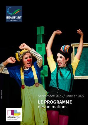 Programme des animations de septembre 2026 à janvier 2027