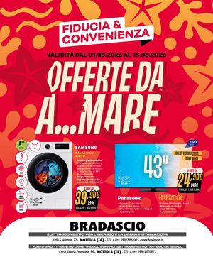 Volantino Fiducia & Convenienza Agosto Bradascio
