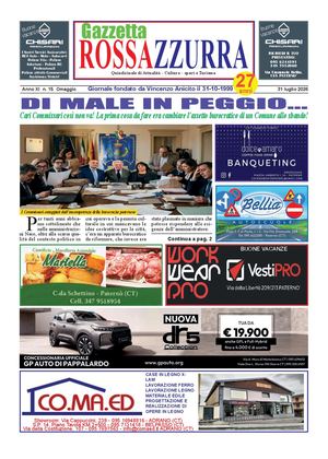 Gazzetta Rossazzurra 31 7 2026 Anno Xi N 15