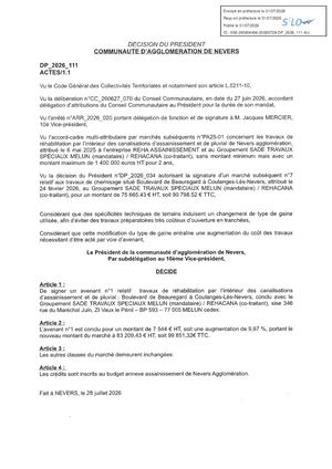 DP 2026 111 Marches Avenant7 Chemisage Blv Beauregard Coulanges