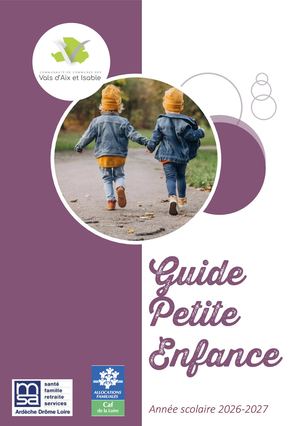 Guide Petite Enfance 2026-2027