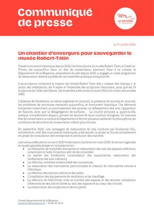 Travaux Tatin