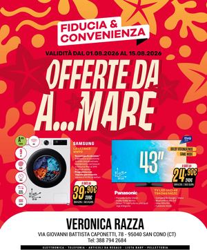 Volantino Fiducia & Convenienza Agosto Razza