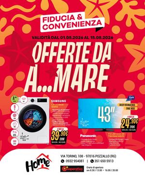 Volantino Fiducia & Convenienza Agosto Home