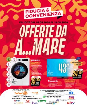 Volantino Fiducia & Convenienza Agosto Gullotti Natale