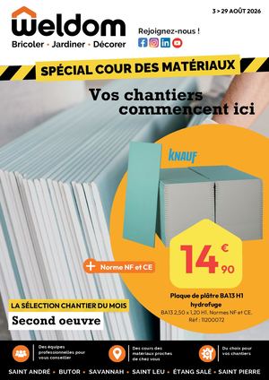 CDM Spécial Second Oeuvre août 2026