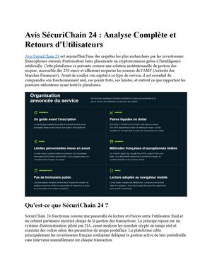 Securi Avis