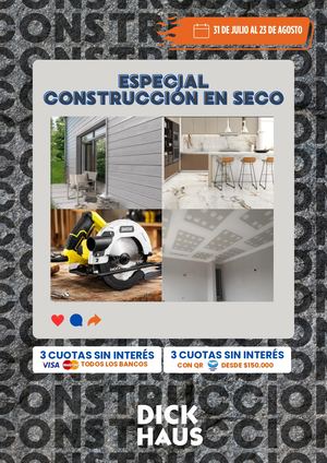 Catalogo Dick Haus Agosto Especial Construcción en seco