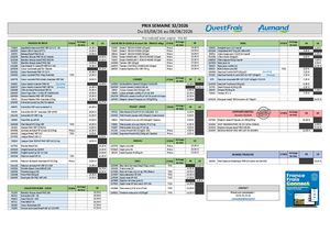 Carte Des Viandes Semaine 32