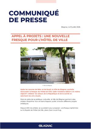 2026_07_31_CP_Appels à Projets Une Nouvelle Fresque Pour L'hotel De Ville