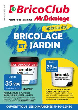 Catalogue Bricoclub Aout 2026