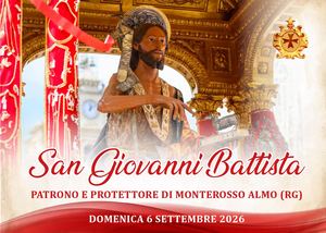 Brochure dei Festeggiamenti in onore di San Giovanni Battista Monterosso Almo 2026