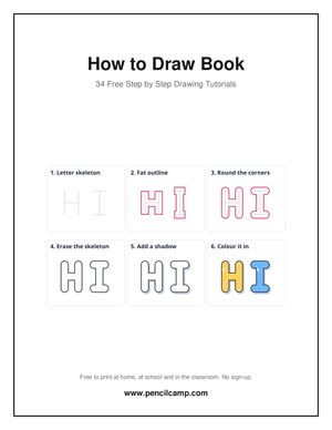 How To Draw Book 34 Free Step By Step Tutorials