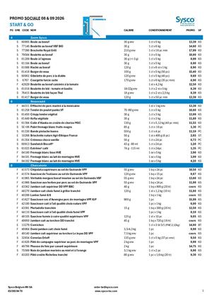 Promo Sociale 08 & 09 26 FR