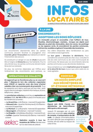 Infos Locataires - Août 2026