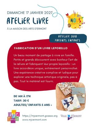 Atelier Livre Workshop Annika 2026 2027