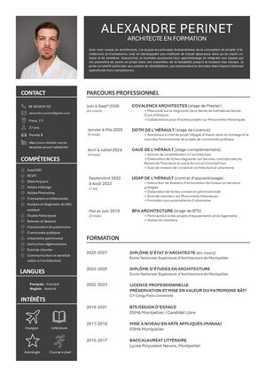 Alexandre Perinet Cv 2026