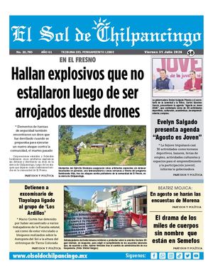 El Sol De Chilpancingo 31 Julio 2026 Compressed