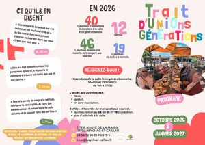 Octobre 2026 à Janvier 2027