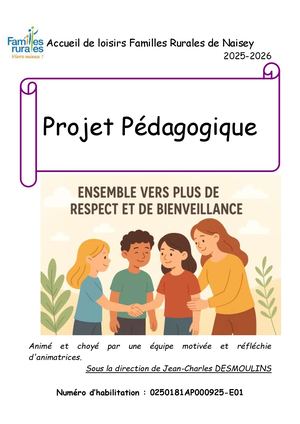 Projet Pédagogique Al Naisey 2025 2026