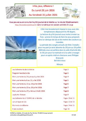 Le p'tit journal de la Valette