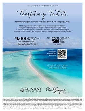 Tempting Tahiti Offer B2B2C Flyer