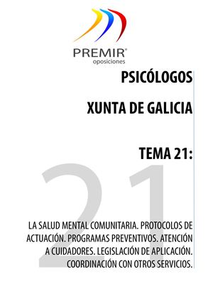 TEMA 21 - RESUMEN