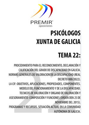 TEMA 22 - RESUMEN