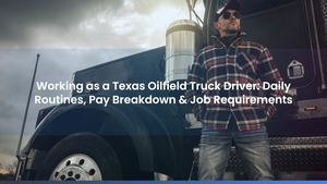 Working as a Texas Oilfield Truck Driver: Daily Routines, Pay Breakdown & Job Requirements