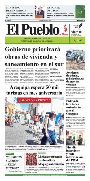 2026 07 31 Diario El Pueblo Aqp
