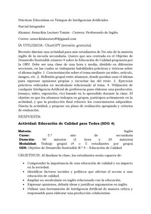 Parcial Integrador - Prácticas Educativas en Tiempos de IA