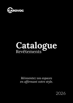 Catalogue Revêtements